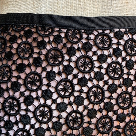 NWOT!! Black and Pink Lace Overlay Skirt by Harolds - Picture 3 of 6